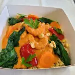 Crevette marinées sauce cacahuètes